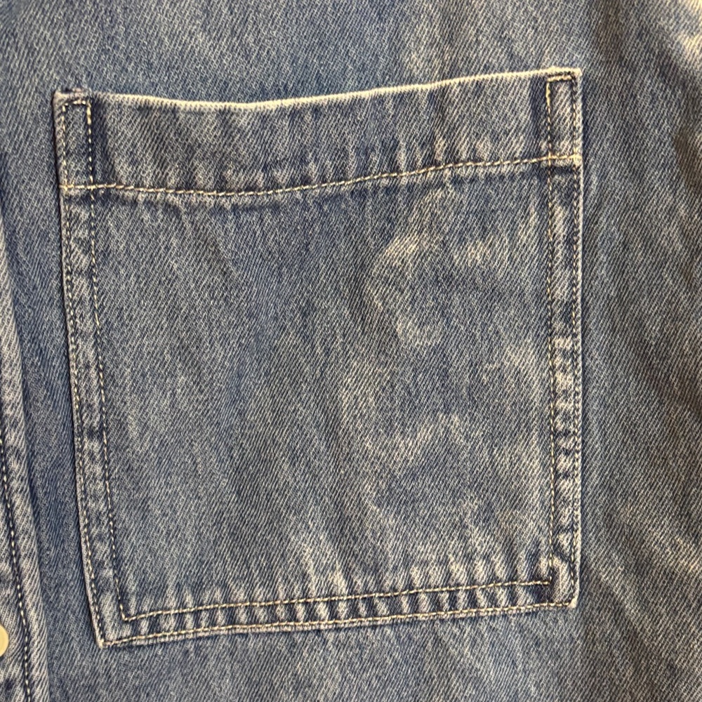 Banana Republic Blue Denim Shirt - Picture 3 of 5